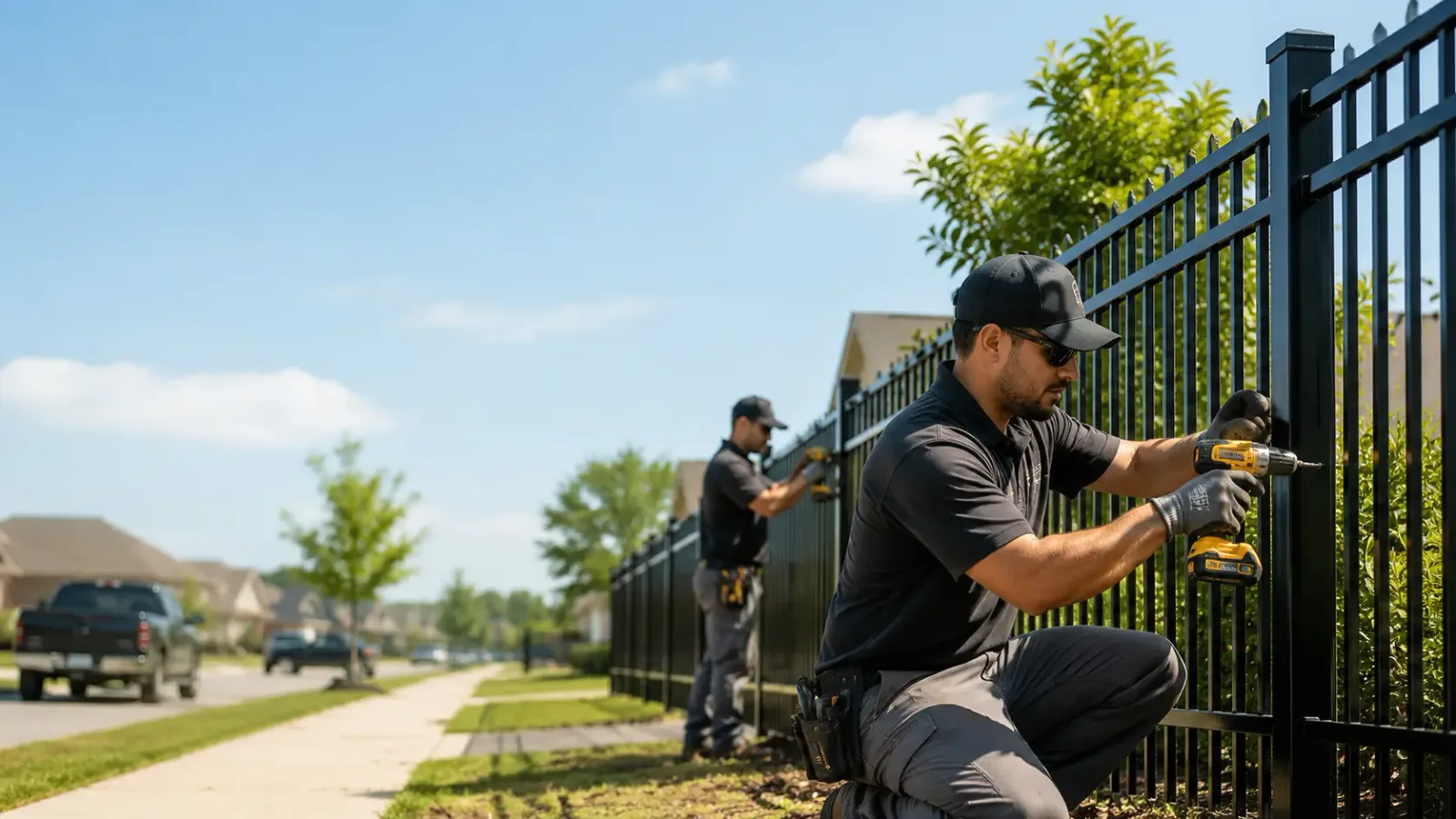 Metal Fence Installation in Tilleda, WI